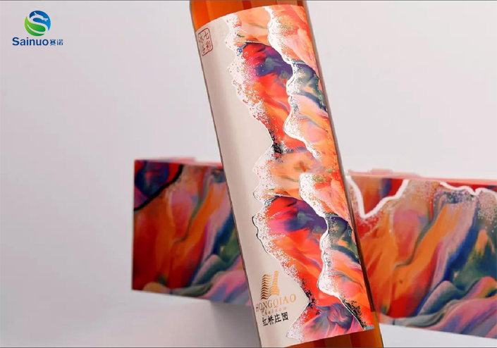 珠光莱尼纹不干胶