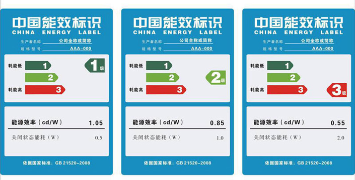 能效不干胶纸标签